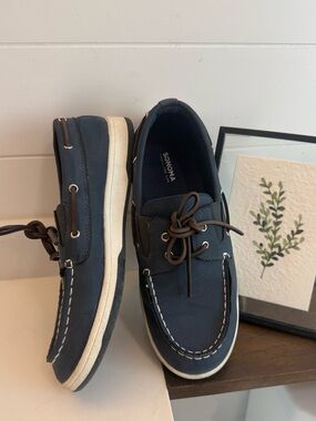 Sonoma Boys Navy Boat Shoes